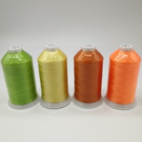 Haute ténacité 120D/2 100% Polyester 5000m fil à broder haute résistance couleur broderie couture fil Polyester