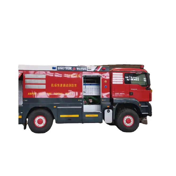 Fire Vchicle SINOTRUK Fire Fighting 6x410ホイールタイヤ大容量水タンク緊急救助HOWO消防トラック販売用