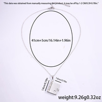 Pendentif médaillon en acier inoxydable en forme de lettre RS, best-seller, pour filles et garçons, collier en forme de livre ouvrable pour couples