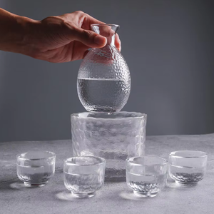 Decantador de Vino de Vidrio Transparente, Portátil, Sostenible y Duradero, con Vasos, Logotipo Personalizado, para el Hogar, Bar, Fiestas, Regalo, Venta al <span class=keywords><strong>Por</strong></span> Mayor - Product Image 2