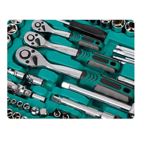 Vente en gros de 121 pièces d'outils ménagers, ensemble d'outils de réparation automobile en acier au carbone, ensemble d'outils à main