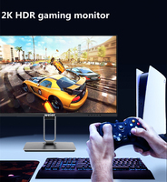 Moniteurs d'ordinateur de jeu sans bordure LED PC OEM 27 pouces 144HZ 165HZ Ordinateur de bureau de jeu 2K Moniteur LCD