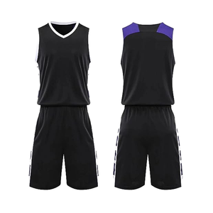 Maillots de basket-ball personnalisés de haute qualité, 100% polyester, respirant, séchage rapide, sans manches, été, 300g, logo personnalisé, tendance - Product Image 1