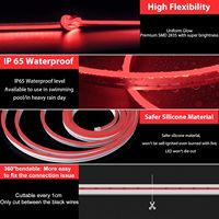 Anpassbare Hochflexible Silikon-LED-Streifenleuchte Zubehör Flexibler Schlauch LED-Kobaltlicht Hersteller