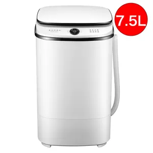 7.5L Semi-automática Semi Automático Único Tubo Top Loader Máquina De Lavar Roupa Portátil