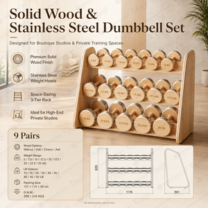 Soluzione di Lusso per Palestre Residenziali: Attrezzature Fitness Personalizzate in Legno Massello per Progetti di Alta Gamma, Fornitore per Palestre in Medio Oriente - Product Image 2