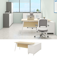 Meubles d'hôpital en bois en forme de L au design moderne personnalisé pour les bureaux de consultation des médecins avec protection de l'environnement
