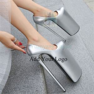 Club <strong>Hate</strong> Sky High Women's Shoes ultra High Heel Pole Dancing Performance Shoes - Product Image 5
