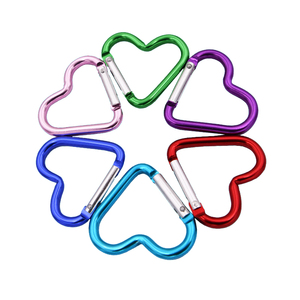 Trung Quốc nhà máy bán buôn tim <span class=keywords><strong>Carabiner</strong></span> Keychain giá rẻ khuyến mại Key chủ Kim Loại <span class=keywords><strong>Carabiner</strong></span> Clip Túi các bộ phận chai nước móc - Product Image 1