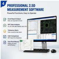 Optical Vision VMS Image Video Measuring System Machine CE Certified Repeatability