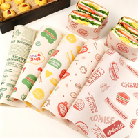 Kertas Anti Minyak untuk Kemasan Makanan Kertas Kraft Berlapis PE Tahan Air 45gsm untuk Pembungkus Kue