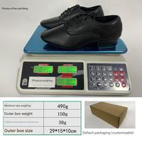 Zapatos de Baile Latinos para Hombre, Estilo Casual, Personalizados por el Fabricante, para Tango, Jazz, con Tacón Bajo y Media Suela de Cuero PU