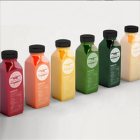 Bouteille en verre de lait En Gros design personnalisé bouteille de jus 100ml 300ml 500ml 1000ml frais lait bouteille en verre avec couvercle