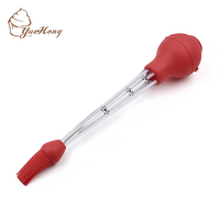 4 pièces dinde Baster ensemble résistant à la chaleur de qualité alimentaire Silicone dinde Baster pour la cuisson et la maison cuisson outil de cuisine