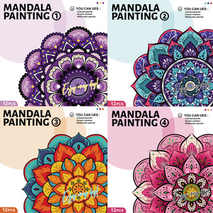 Carnet de coloriage Mandala pour adultes – Thérapie artistique <span class=keywords><strong>anti</strong></span>-<span class=keywords><strong>stress</strong></span> – Pages détachables pour soulager l'anxiété - Product Image 1