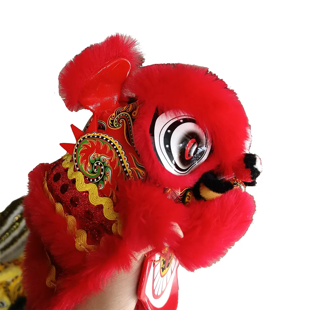 Mini Lion Dance Món quà phong cách C Trung Quốc truyền thống món quà cũ Master Lion Head