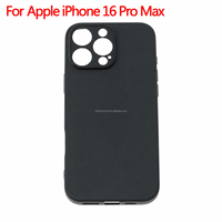Coque de téléphone en TPU souple en gros pour iPhone 16 16 Plus 16 Pro 16 Pro Max, finition mate, antichoc, protection fine