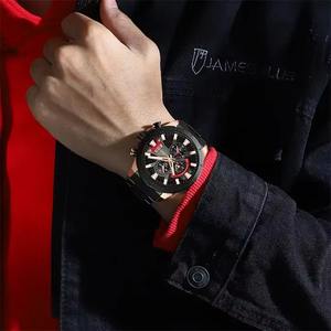 For CURREN 8401 Men's Business Sports <b>Watch</b> Luxury Stainless Steel Strap Quartz <b>Watch</b> 3ATM Waterproof Ronda Alloy Drioshipping - Product Image 4