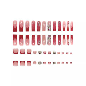 Nouvel ensemble de <span class=keywords><strong>faux</strong></span> ongles de luxe en ABS pour mains et pieds, vente en gros de haute qualité, pour doigts et orteils - Product Image 3