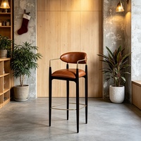 Chaises de style luxueux et minimaliste |   Chaises de salle à manger pour bars et bistrots |   Tabourets de bar rembourrés avec accoudoirs |   Couleurs personnalisées disponibles