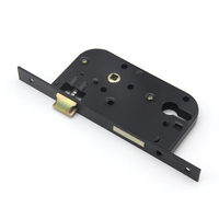 Corps de Serrure à Mortaiser Française en Fer Haute Qualité avec Entraxe de 40mm pour Poignée de Porte, Idéal pour Portes en Bois
