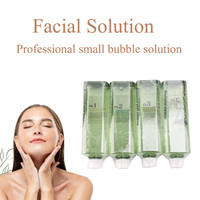 Venta coreana Hydra Water Face Peel Beauty Machine Solution Aqua Cleaning Dermabrasion Facial Peeling Solución especial 3 botellas
