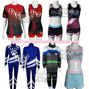 Customized Cheerleading Team Collection Tank Top Bra Shorts Tights Elevated Cheerleading Team Clothing