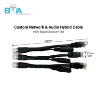Câble Ethernet RJ45 Cat5e/Cat6 OEM/ODM, longueur et couleur personnalisées, câble réseau avec certification RoHS CE pour téléphone IP