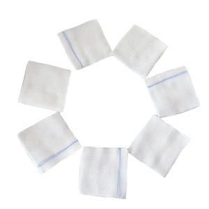 ผ้าก๊อซทางการแพทย์แบบไม่ผ่านการฆ่าเชื้อ รับผลิตแบบ OEM/ODM ผ้าก๊อซเช็ดแผล ขนาด <span class=keywords><strong>4x4</strong></span> 12 ชั้น - Product Image 1