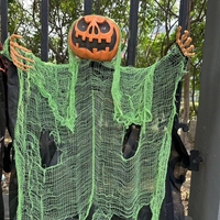 Décorations d'Halloween, grands accessoires fantômes, maison hantée, fournitures pour bars et boîtes de nuit, pendentifs jouets terrifiants