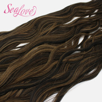 Extensions de cheveux à trame machine, 100% cheveux humains vierges Remy, double tirage, pointes épaisses, couleurs personnalisées OEM, prix usine