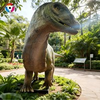 Modèles de dinosaures animatroniques, mouvement réaliste, Apatosaure L=10M pour parc à thème
