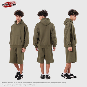 Pantalones Cortos de Forro Polar de 500g con Cordón, Estilo Americano, Casuales, hasta la Rodilla, para Hombre, Diseño Liso - Product Image 5