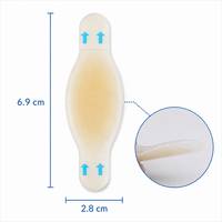 Échantillon Gratuit : Pansement Hydrocolloïde Invisible Anti-Frottement pour Talons, Patch Adhésif pour Soins des Pieds, Bande Hydrocolloïde