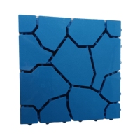 Tapis de sol antidérapant en PP emboîtable 30*30cm, sol modulaire en plastique amovible pour piscine, aire de jeux, pelouse, intérieur, cuisine