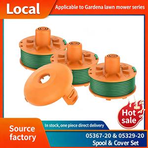 Cubierta de repuesto para carrete de hilo de desbrozadora 5367-20 y hilo 5369-20 de 2.0mm/14FT para Gardena Turbo Trimmer smallCut Art 2402 y 2404 - Product Image 3