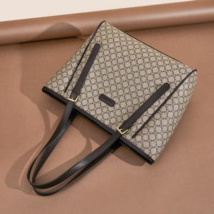 Flower Design Printing Custom logo High Quality Waterproof PU Tote Bag Hand Bags Ladies Women <strong>Handbag</strong> - Product Image 6