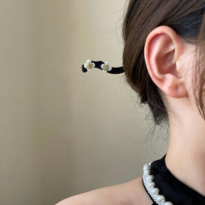 Barrette à cheveux en <span class=keywords><strong>bois</strong></span> de style chinois, faite à la main, avec perles de fleurs, <span class=keywords><strong>pour</strong></span> femmes - Product Image 3