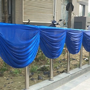 <span class=keywords><strong>ผ้า</strong></span><span class=keywords><strong>ม่าน</strong></span>ตกแต่งลายคลื่น<span class=keywords><strong>ผ้า</strong></span>ไหมน้ำแข็งคุณภาพสูงพื้นหลังสำหรับจัดเลี้ยงร้านอาหารกลางแจ้ง - Product Image 5