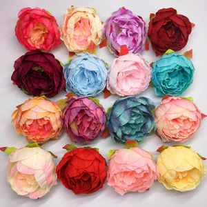 Grandi Teste di Fiori di Peonia in Seta a Ottimo Prezzo, Decorazione Murale Floreale, Teste di Fiori Artificiali - Product Image 3