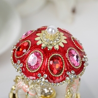 SHINNYGIFTS Antique Imitation Émail Carrousel Boîte À Musique En Métal De Mariage Anniversaire Nouvel An Cadeau Boîte Plaqué Technique pour Souvenir