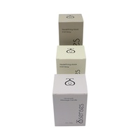 Boîte en carton personnalisée haut de gamme pour cosmétiques, soins de la peau et parfums, matériaux recyclés, pelliculage mat, doublure en éponge, toucher doux mat