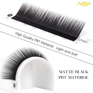 ขนตาปลอม A-RIX L Curl สำหรับลุคตาแมว สีดำด้านแบบนุ่ม ขนแคชเมียร์โคลเวอร์ ขนาด 8-15 มม. แบบคลาสสิก - Product Image 3