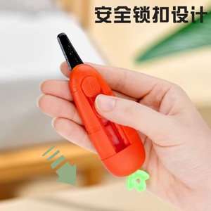 Couteau utilitaire Azusa Radish, couleur orange, mini coupe-papier portable, nécessités quotidiennes pour la maison - Product Image 3