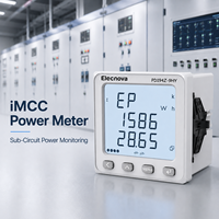 Moniteur de puissance de sous-circuit IMCC, compteur de puissance multifonction triphasé, Modbus-RTU 38400bps, écran LCD, 6DI, 3RO, 2DO, enregistrement d'événements, compteur de panneau