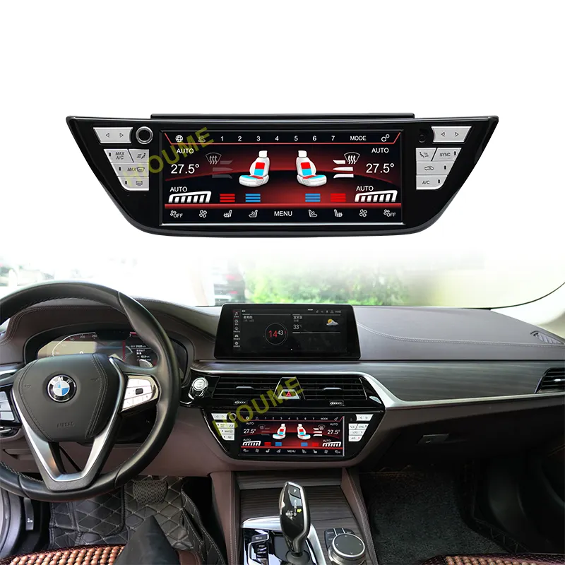 شاشة إل سي دي رقمية تعمل باللمس للتحكم في تكييف الهواء, تعمل باللمس ، لوحة التيار المتردد ، شاشة رقمية ، لسيارات BMW 5 Series G30/M5/X3/X4/6 Series 2018-2022