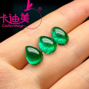 Piedra preciosa para cultivo en laboratorio, de Color verde <span class=keywords><strong>Muzo</strong></span> hidrotérmico, incrustaciones de grietas leves, <span class=keywords><strong>Esmeralda</strong></span>, precio de <span class=keywords><strong>Esmeralda</strong></span> por quilate - Product Image 5