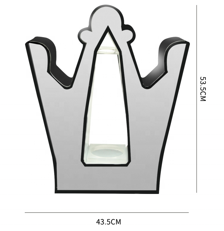 New Design Crown Popular Arylic Wine Bottle Decorative Bottle Holder Stand · image 5