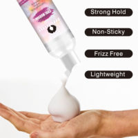 Mousse coiffante pour cheveux bouclés, gel brillant et fixant pour tresses, en gros, étiquette privée OEM/ODM, définition des boucles, mousse coiffante personnalisée