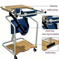 Mesa de Terapia Física y Rehabilitación para Adultos con Soporte de Acero para Miembros Inferiores, Dispositivo Ortopédico para Hemiplejia y Accidentes Cerebrovasculares